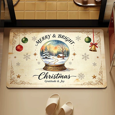 Avtomobil döşəmə paspasları, Cross-border Christmas decoration bathroom