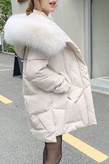 冬季棉服女韩版宽松显瘦小个子棉袄女加厚2025新款棉衣女中长款