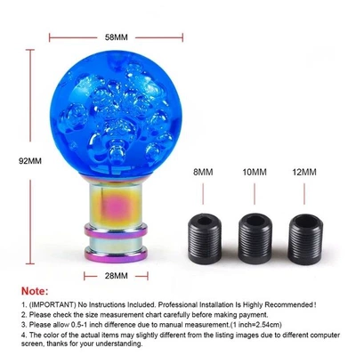 Cab and accessories: Crystal Bubble Gear Shift