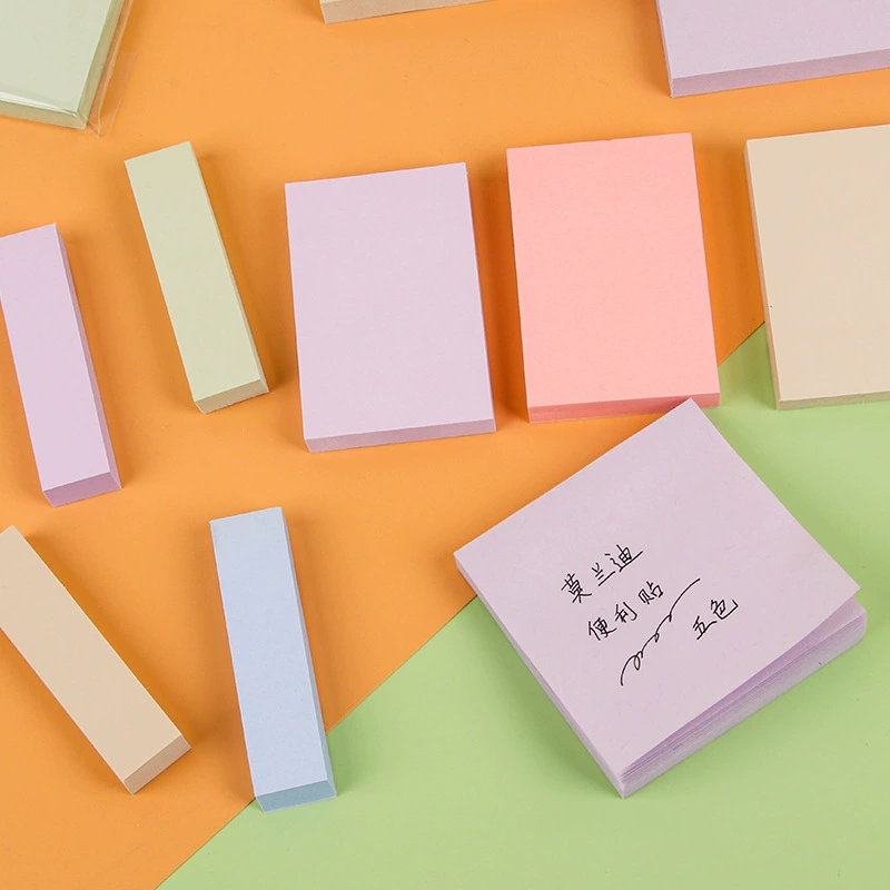 Sticky Notes (Morandi) Pastel Index Pads, 76×76 mm & Multi Sizes, Student Stationery
