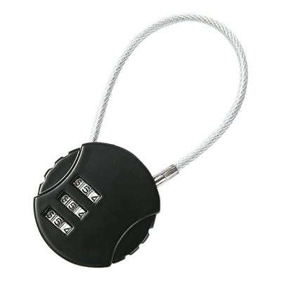 Electric car helmet lock Helmet lock - portable-password-helmet-lock-anti-shear-steel-wire-instant-lock