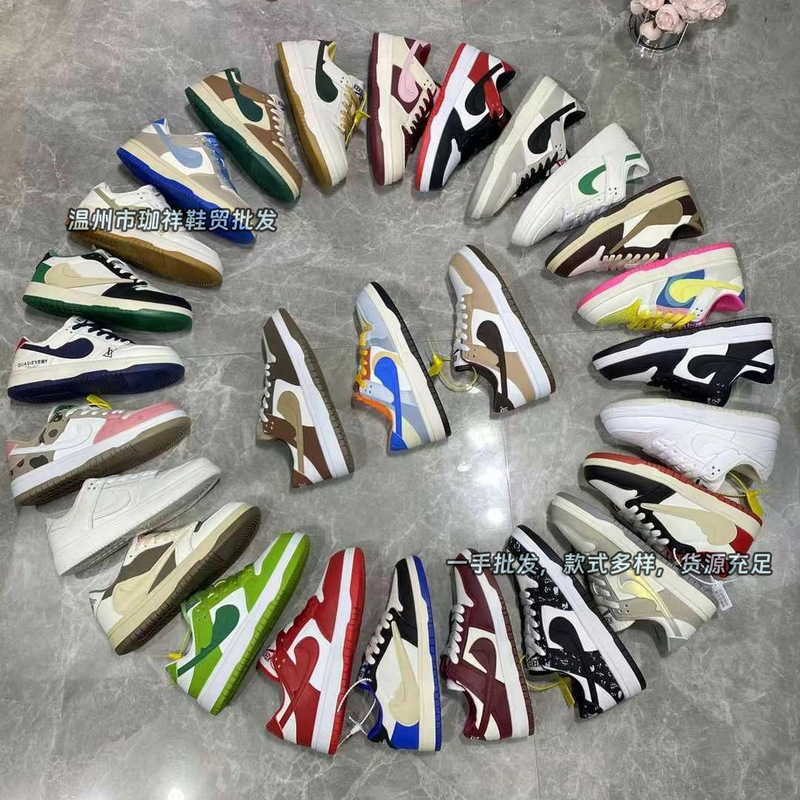 High-Quality Putian Aj Women's Low-Top Sneakers High Version Clearance Stock Shoes Live Sale Benefits Wholesale Supply