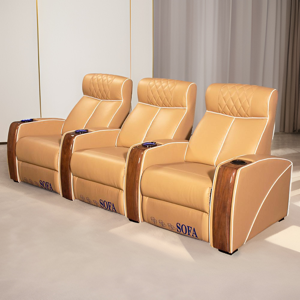 Home Theater Sofa Space Function Cabin Luxury Private Villa Combination Electric Video Hall Video Room Sofa Chair