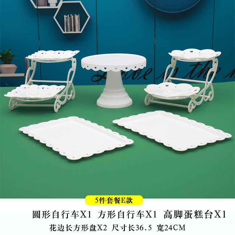 Fiesta de cumpleaños de postres estante de exhibición mesa de comida fría mesa de té bandeja de pasteles de bocadillos estante de postres de boda decoración