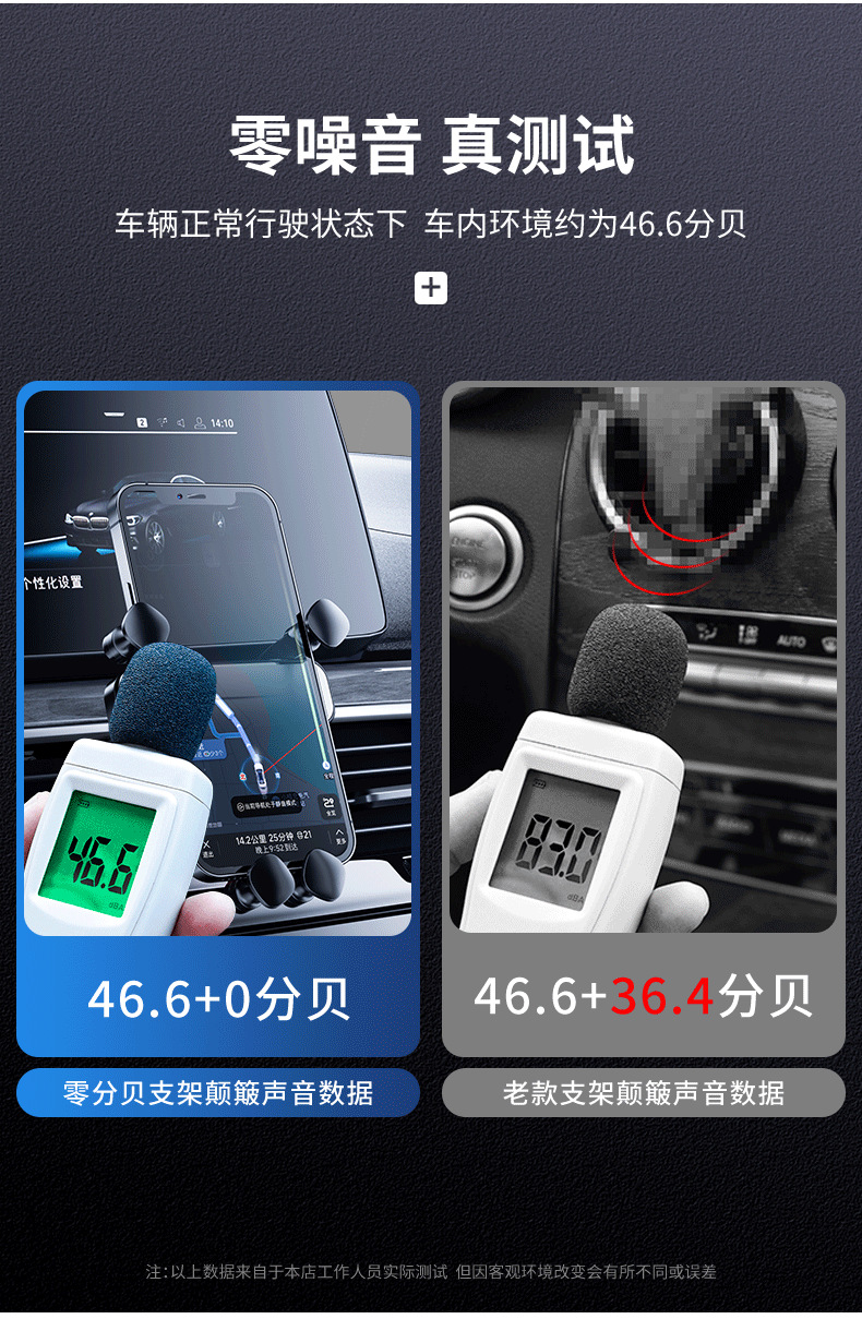 Audi A6/A4L-A5/Q5/A1/A8L/Q5L/Q3/Q7 special navigation car gravity mobile phone holder
