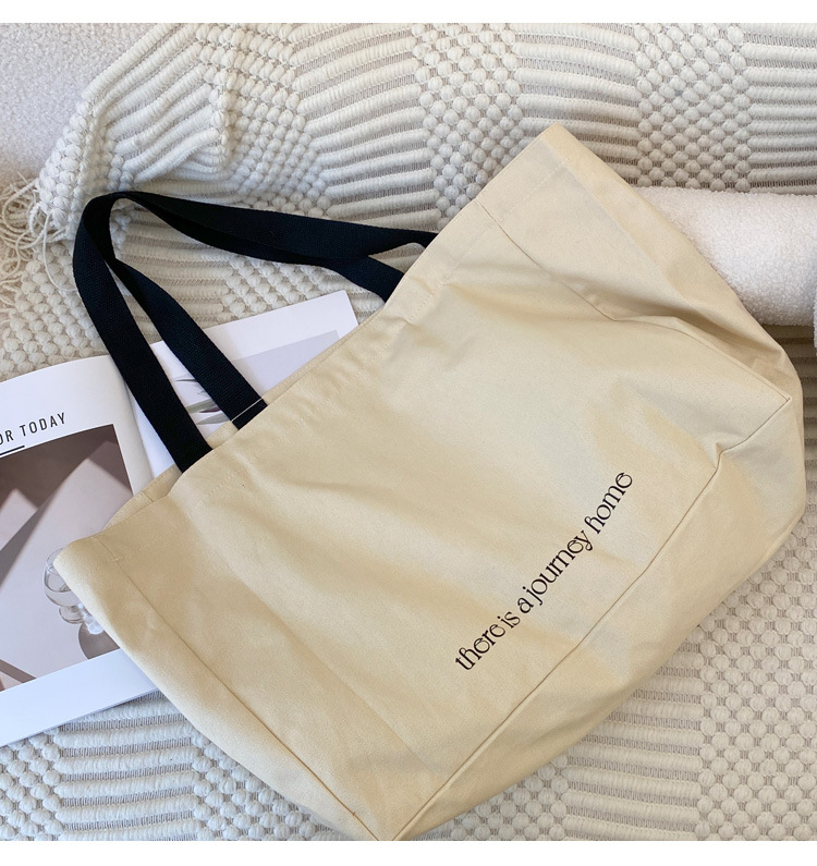 Große Damen Tragetasche Aus Canvas Schultertasche Lässig_voghion.com