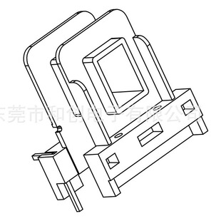 EE19 transformer skeleton EE19 high frequency skeleton horizontal 2 2 thick and thin needle