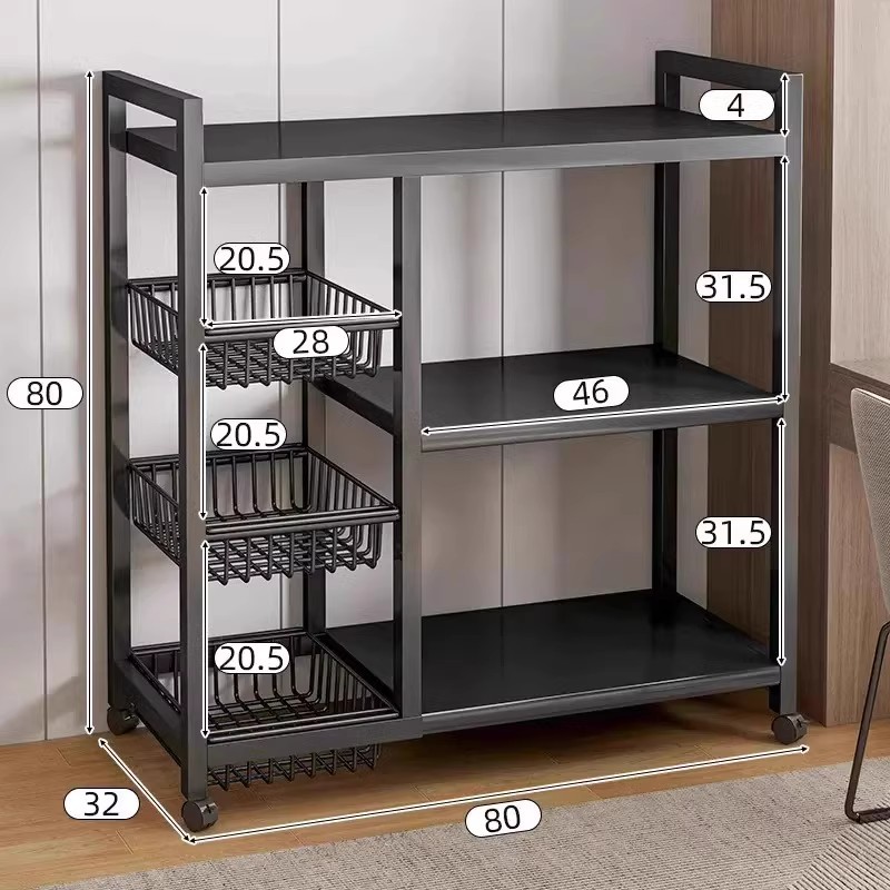 Cesta de verduras de cocina, estante de piso a techo, estante de almacenamiento de frutas y verduras de varias capas, canasta de almacenamiento de verduras multifuncional