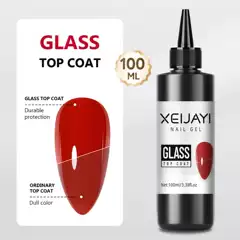 100ml Large-Capacity Nail Glass Sealing Layer, Long-Lasting and Durable, Protects the Nail Surface, Specialized Functional Gel for Nail Salons