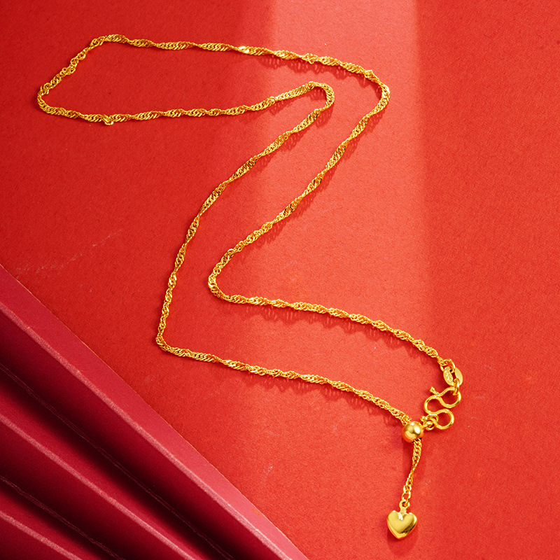 Vietnam oro collar cadena todo partido DIY accesorios de la joyería cadena simple estilo chino accesorios a juego al por mayor