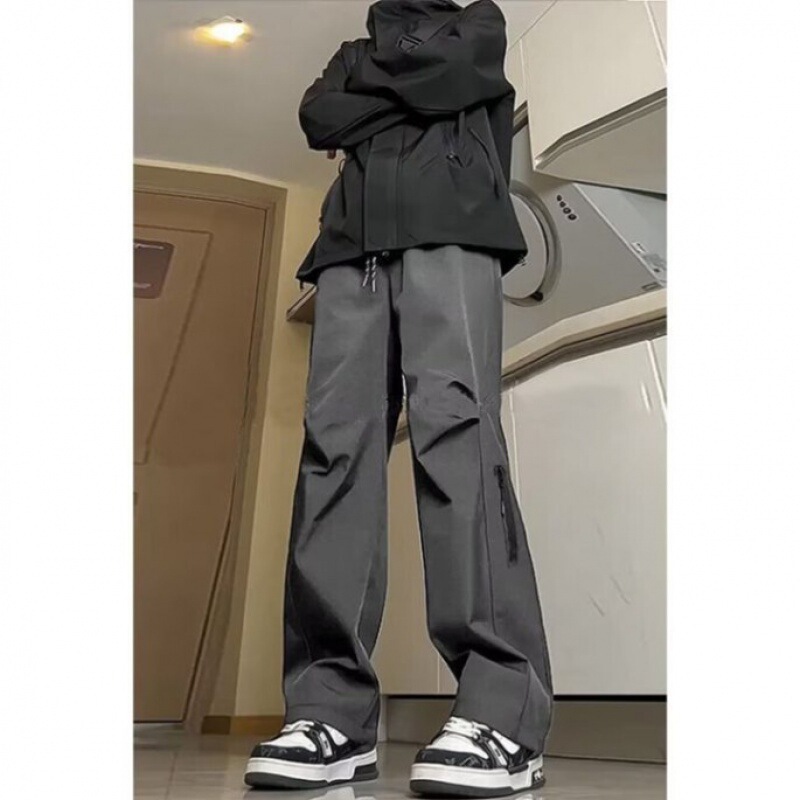 Solid Color Casual Pants Men's Waterproof Assault Pants Spring and Autumn American Functional Loose Sports Pants Outdoor Hiking Pants Solid Color Casual Pants Men's Waterproof Assault Pants Spring and Autumn American Functional Loose Sports Pants Outdoor Hiking Pants