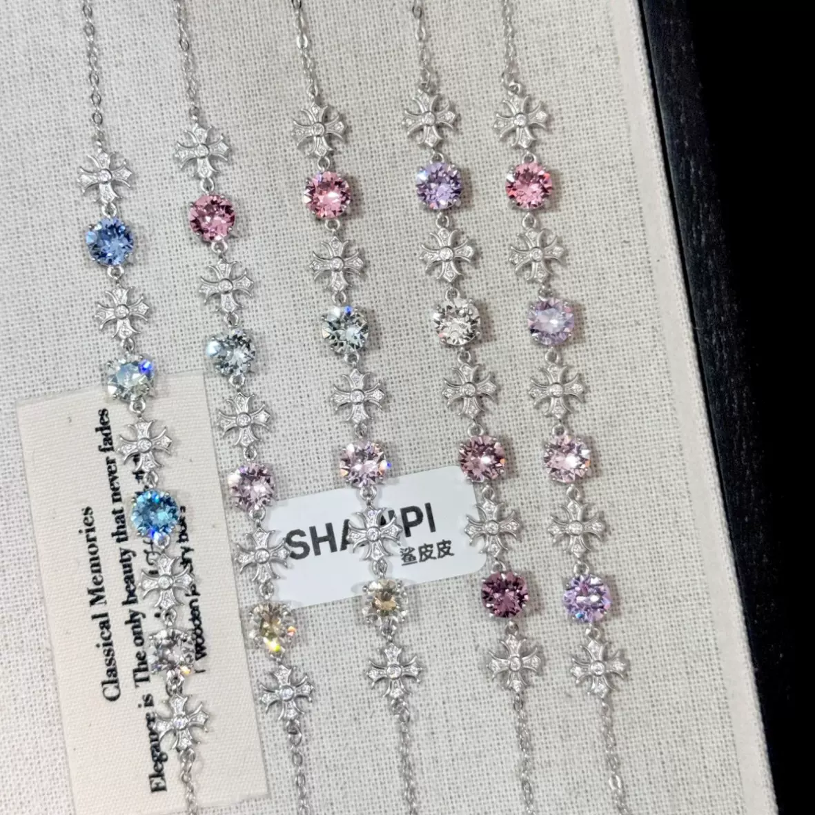 华子空托十字架在逃公主diy手链手工镀银高保色女