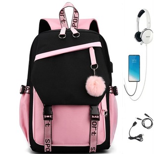 High-value schoolbag ins Korean-style backpack men's new simple schoolbag for middle school students