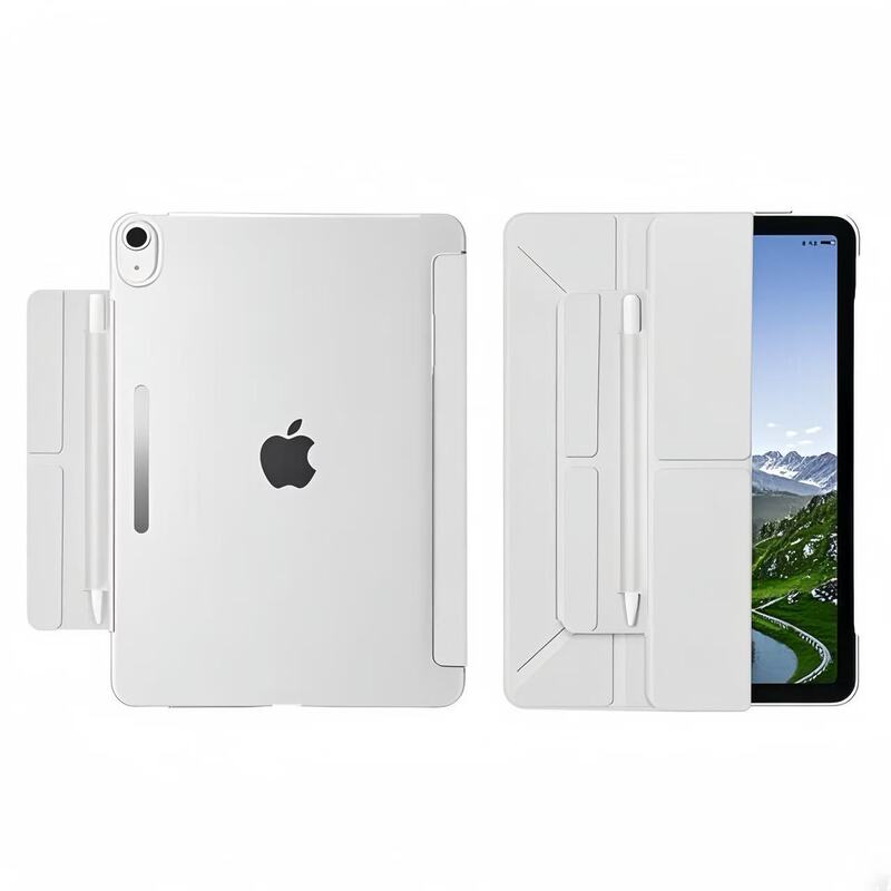 iPad Air456 内蔵ペンケースバックル保護カバー ipad10/11 曲げ防止タブレット Y 折りたたみ保護ケースに適しています。|undefined