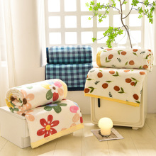 冬天牛奶绒法兰绒毛毯 单双人绒毯床单午睡空调盖毯 活动礼品批发