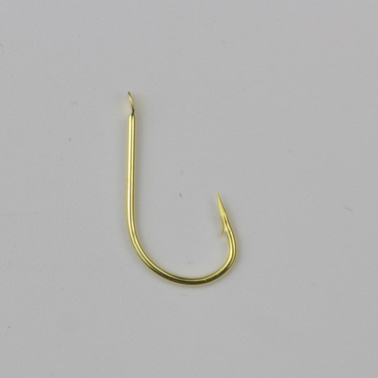 Haixi fish hooks bulk gold Haixi barb-free long handle thin strip wild fishing crucian carp raft fishing platform fishing hook wholesale