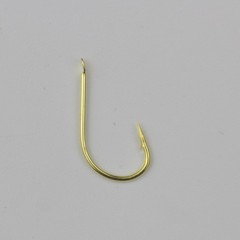 Haixi fish hooks bulk gold Haixi barb-free long handle thin strip wild fishing crucian carp raft fishing platform fishing hook wholesale
