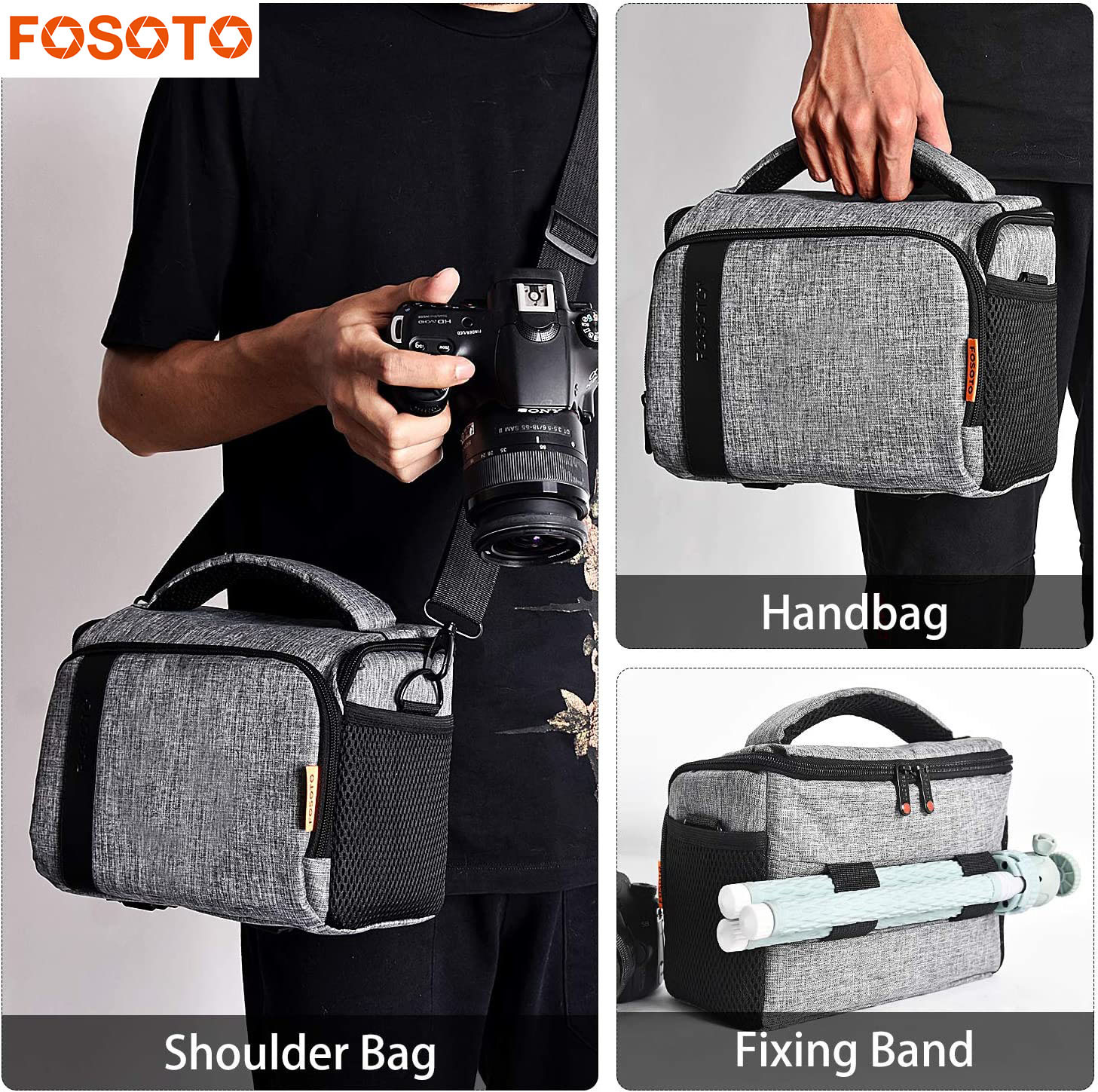 单反便携斜镜头包单反相机包摄影包单反便携斜镜头包防水手提包