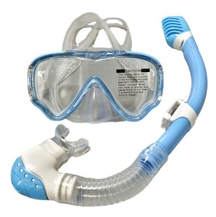 Diving goggles breathing tube suit full dry snorkeling mask children Amazon swimming anti-fog diving glasses