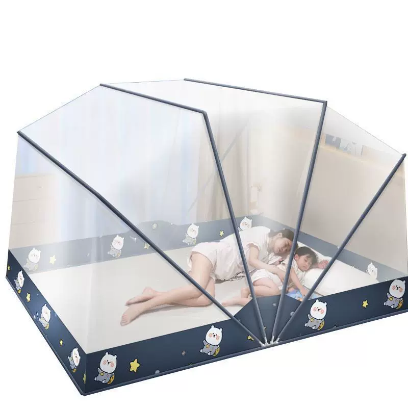 TikTok's same Internet celebrity folding mosquito net 2024 summer new dormitory without installation, document tent upper and lower bunk