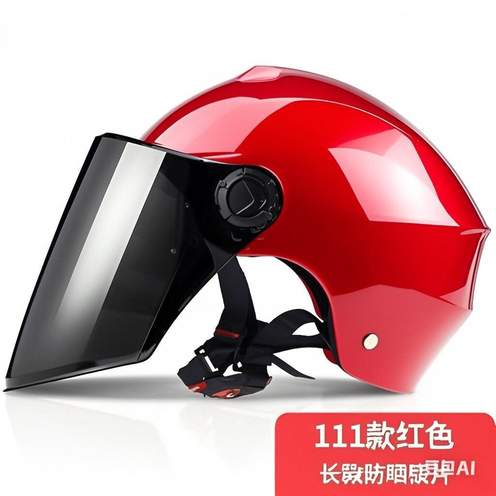 Newly certified, new national standard summer helmet, sun protection, electric vehicle safety helmet, unisex, suitable for all seasons, motorcycle safety helmet