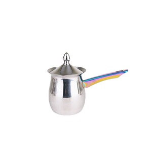 Middle East Arabian stainless steel pull Flower Cup coffee pot outdoor indoor restaurant coffee stainless steel set utensils