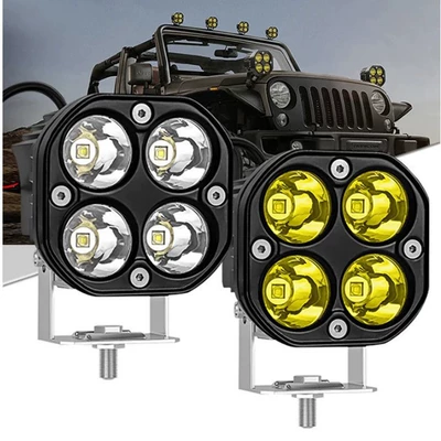 Motorcycle headlights, headlights – 3inch Four-Leaf Clover Thick Waterproof