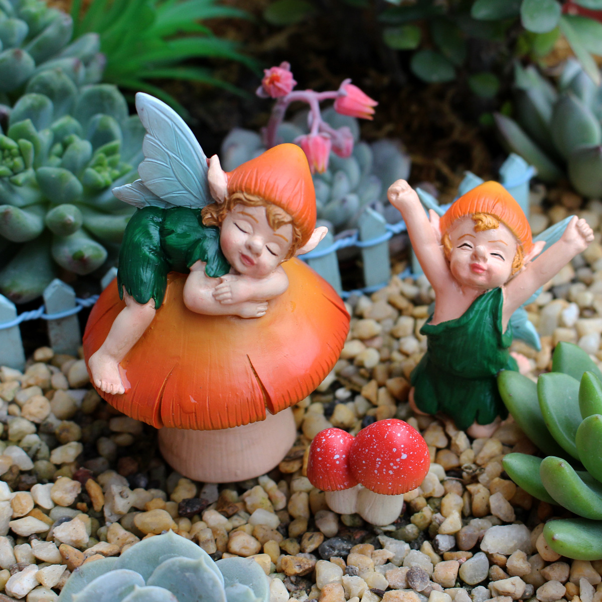 Garden ornaments landscaping courtyard decoration mushroom balcony layout homestay villa outdoor outdoor creative decoration terrace