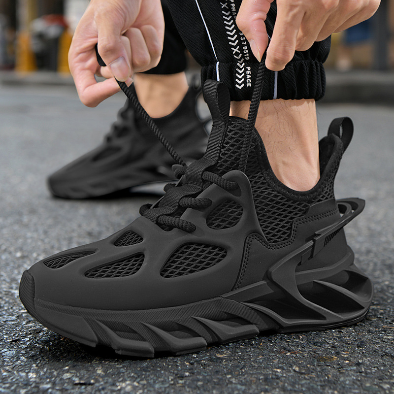 Zapatos de cuchilla para hombres casuales primavera y verano de 2026 nuevos zapatos de coco para correr al aire libre zapatos deportivos de moda