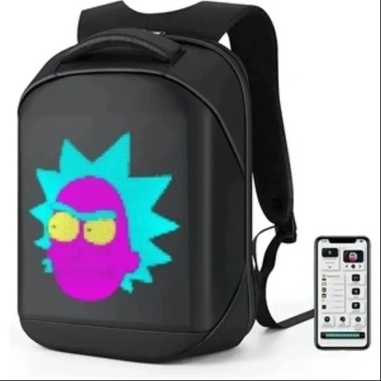Mochila con Pantalla LED de Alta Definición, Luminosa para Publicidad