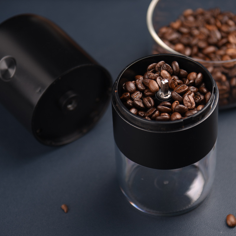 Electric bean grinder household small manual coffee bean grinder portable fully automatic grinder hand grinder coffee machine