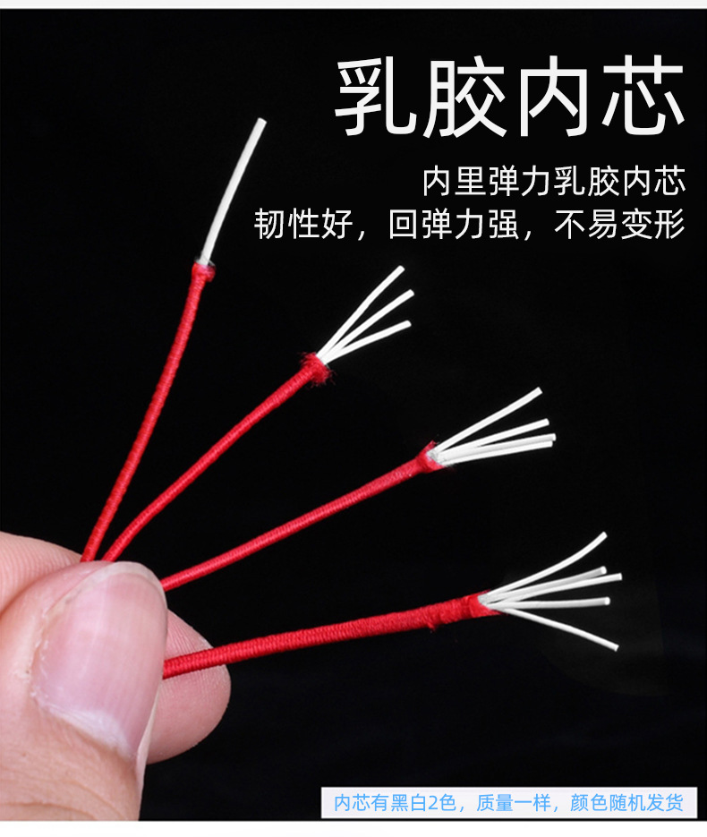 包芯弹力线串珠绳文玩佛珠线手链绳-穿紫檀金刚星月菩提手串绳子