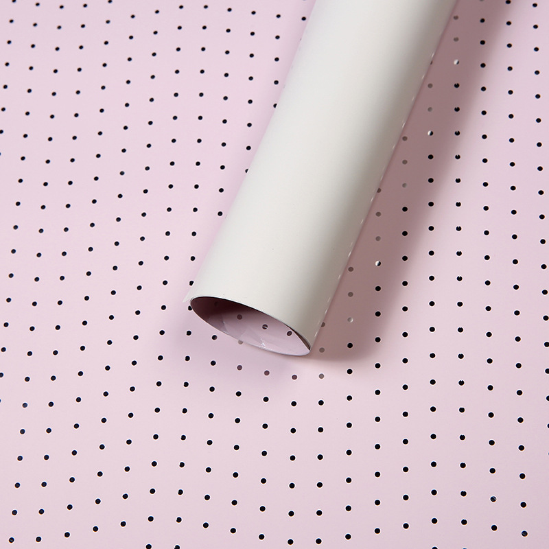 Huaxi Armani punto pequeño papel de embalaje de flores plástico de aluminio de aluminio OPP florista de alta calidad materiales de flor al por mayor