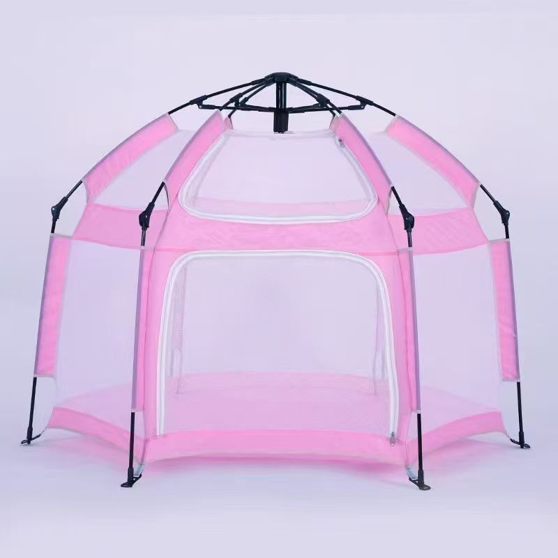 Children's Tent Indoor Folding Playpen Playhouse Crawling and Walking Indoor Baby Protective Fence Folding Tent