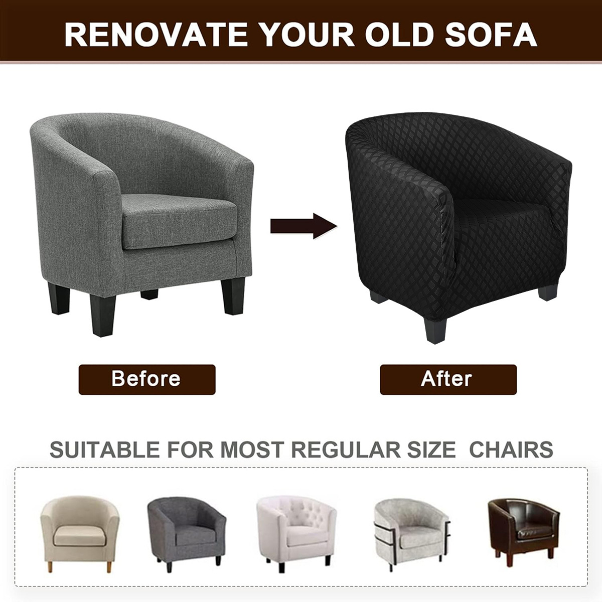 Amazon Jacquard transfronterizo diamante unido bañera sofá cubierta elástica tejido sólido fabricante de cubierta de sofá único