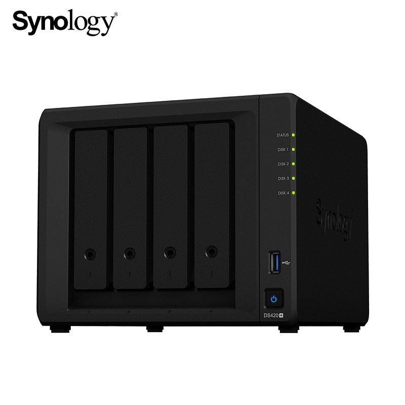 Synology DS420+ 4 disk network storage server NAS private cloud disk…