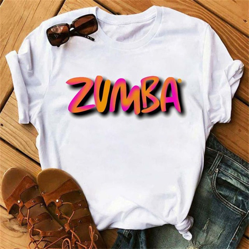 2022外国貿易zumbaプリント半袖tシャツ女装上着
