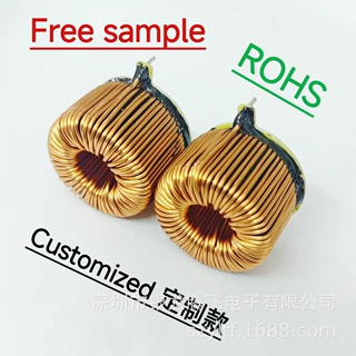 专业定做 锂电池充电器磁环电感 PFC 工业电源铁硅铝磁环电感