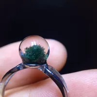 Z Tianyuan Green Ghost Jubao кольцо конский глаз мужская и женская одежда для увлажнения с кристаллами элегантная ретро