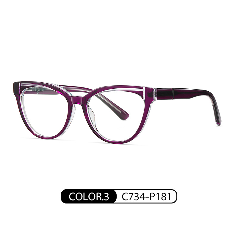 Exterior transparente rojo púrpura interior transparente C734-P181