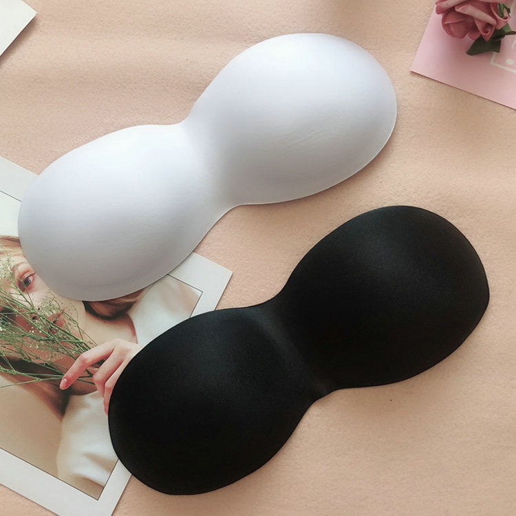 One-piece one-piece thickened breast pad sponge summer tube top sling beautiful back breast pad insert to increase push-up cup