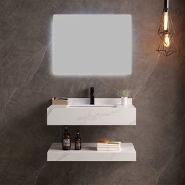 浴室柜;搁板、壁架;面盆龙头