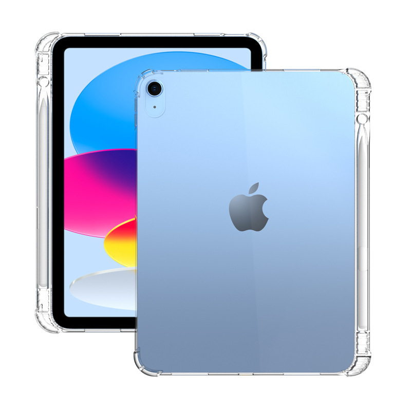 Suitable for iPad 11 A16 Protective Case 10.9 with Four-Corner Airbags and Pen Slot Tpu Transparent Anti-Fall Tablet Case 10Th Generation Suitable for iPad 11 A16 Protective Case 10.9 with Four-Corner Airbags and Pen Slot Tpu Transparent Anti-Fall Tablet Case 10Th Generation