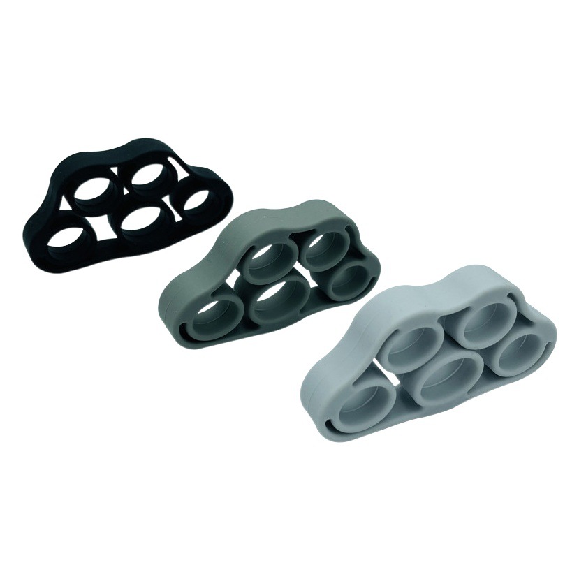 Camilla de dedo de silicona entrenador de dedo de fitness en casa Ejercicio de rehabilitación de manos de mediana edad y ancianos entrenador de cinco dedos