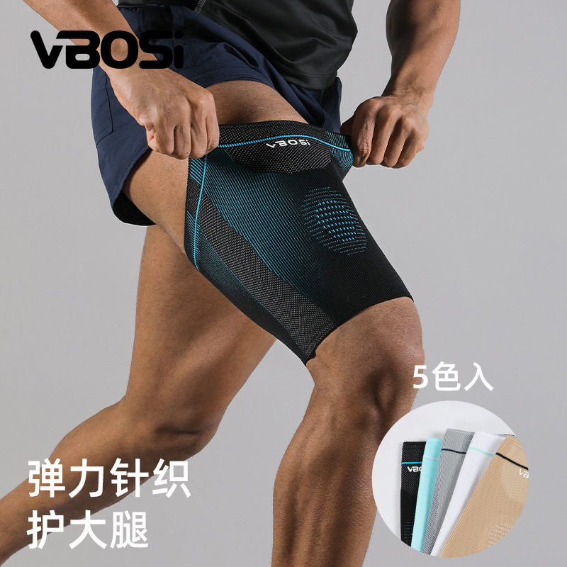 Knitted Breathable Anti-Slip Compression and Shock-Absorbing Leg Protectors for Muscle Strain, Running, Fitness, and Sports. Wholesale