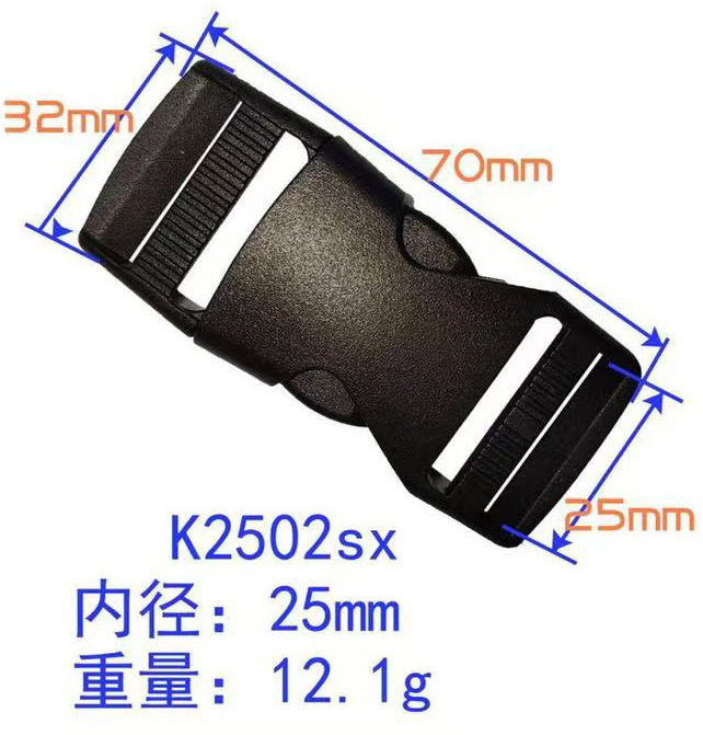Zhengxin hebilla de plástico de alta calidad hebilla bolsa accesorios mochila hebilla ajustable hebilla femenina POM material hebilla de la cintura