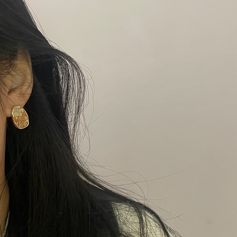 Unique Design Orange Sea Crystal 2023 New Trendy and High end Exquisite with Sterling Silver Style Earrings_voghion.com