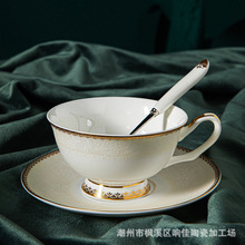 英式骨瓷手冲咖啡杯碟复古家用陶瓷杯子下午茶茶具套装