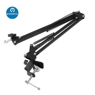 Desktop suspension microphone 360 degree rotating bracket mobile phone live recording powered microphone support recommend