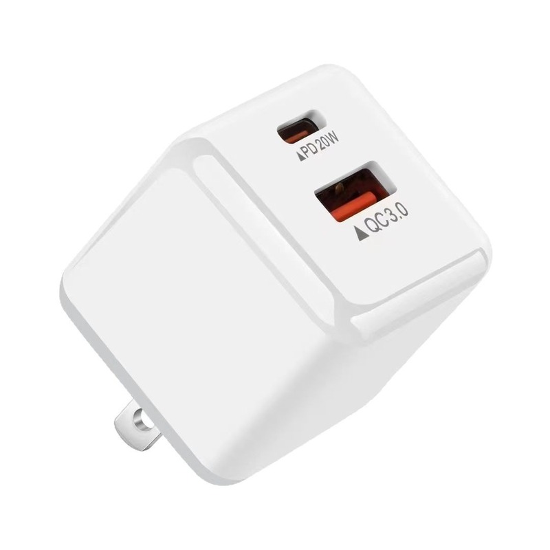 国境を越えた小さな氷20w高速充電ヘッド携帯電話PD急速充電type-c充電器qc3.0 q二口ミニ|undefined